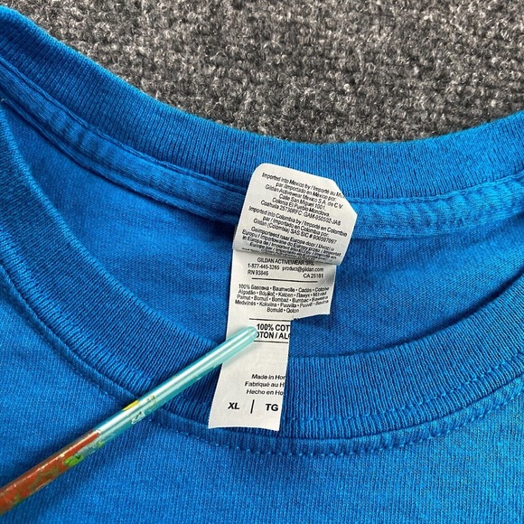 Beerwisdon Shirt Men's Extra Large Blue‎ Graphic Savannah Georgia Cotton Gildan - Picture 7 of 9